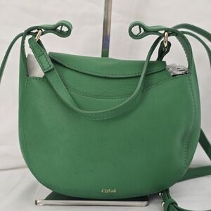 Chloe Vibrant Green Crossbody Bag